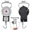 2 in 1 50lb Manual Luggage Weighing Scale, 1M Measuring