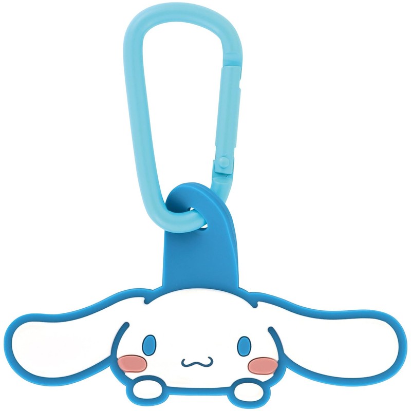Skater ZELK1 Sanrio Cinnamoroll Carabiner with Rubber Mascot