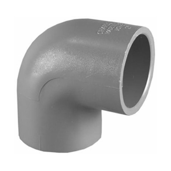 Charlotte Pipe 2" 90 Degree Elbow Pipe Fitting - (Socket