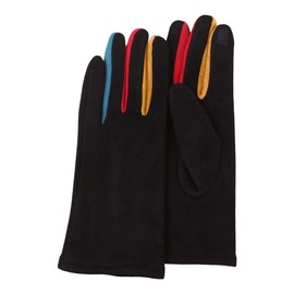 RainCaper Black/Multi-color Brights Warm Touch Screen Gloves Texting Gloves All-season Travel Fashion & Dressy Gloves Fit Most