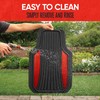 Motor Trend ChromeTech Car Floor Mats Full Set - Durable