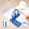 Vicloon Pop Up Wedding Card, Valentine's Day Card, Wedding Card
