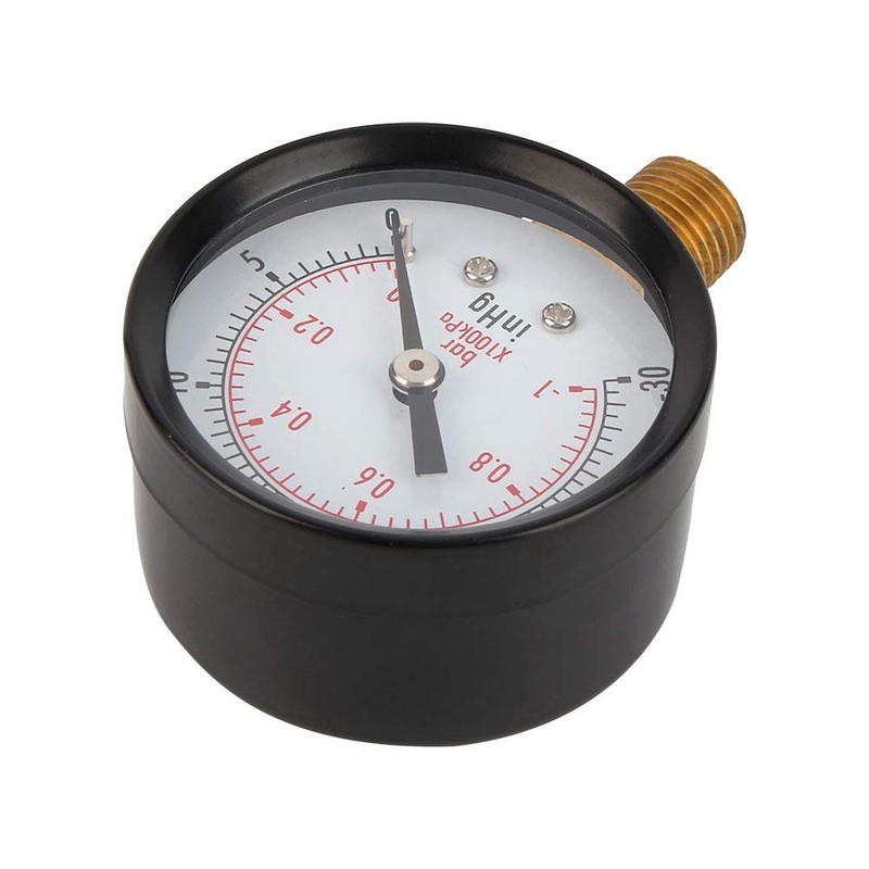 Vacuum Pressure Gauge, Water Oil Gas Gauge, Copper Alloy Air