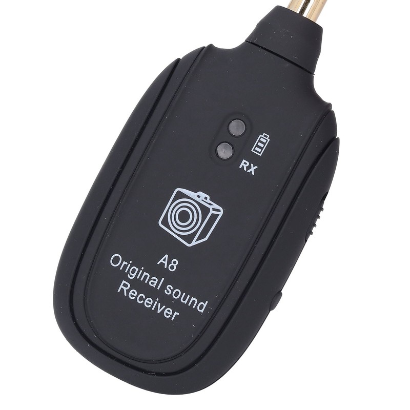 Electric Guitar Transmitter Receiver Set 6.35mm Rechargeable Wireless Guitar System
