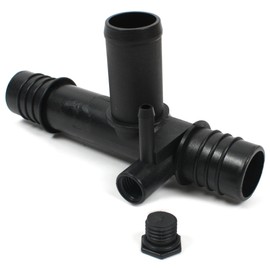 CNS Upper Radiator Coolant Hose Connector Pipe Tube Compatible with 00-02 LINCOLN/JAGUAR 3.0L (182cid / 183cid) V6 DOHC