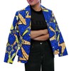 African Coat for Women Dashiki Blazer Kente Print Jacket Clothes