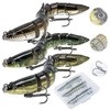 Matymats 3-Piece Pike Fishing Lures - 9 Segmented, Multi-Jointed Design