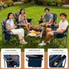 FAIR WIND Oversized Fully Padded Camping Chair for Heavy People