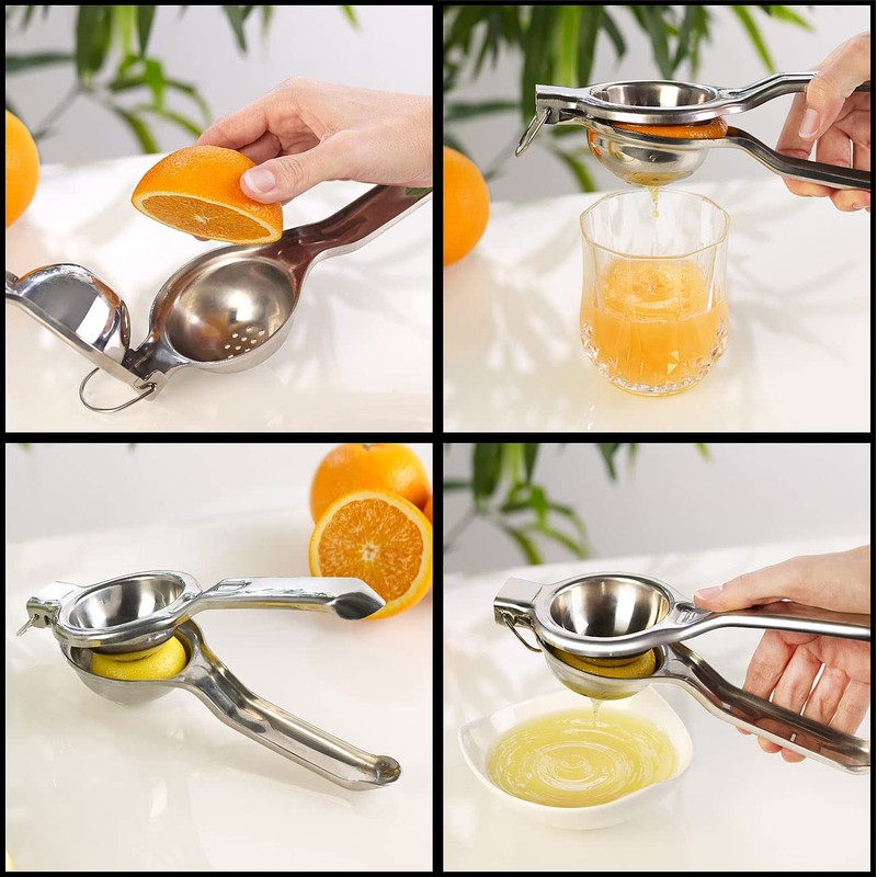 Rosenstein & Söhne Manual Citrus Juicer: Set of 2 Manual