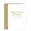Funny Bad Grammar Birthday Card - It's You're Birthday!