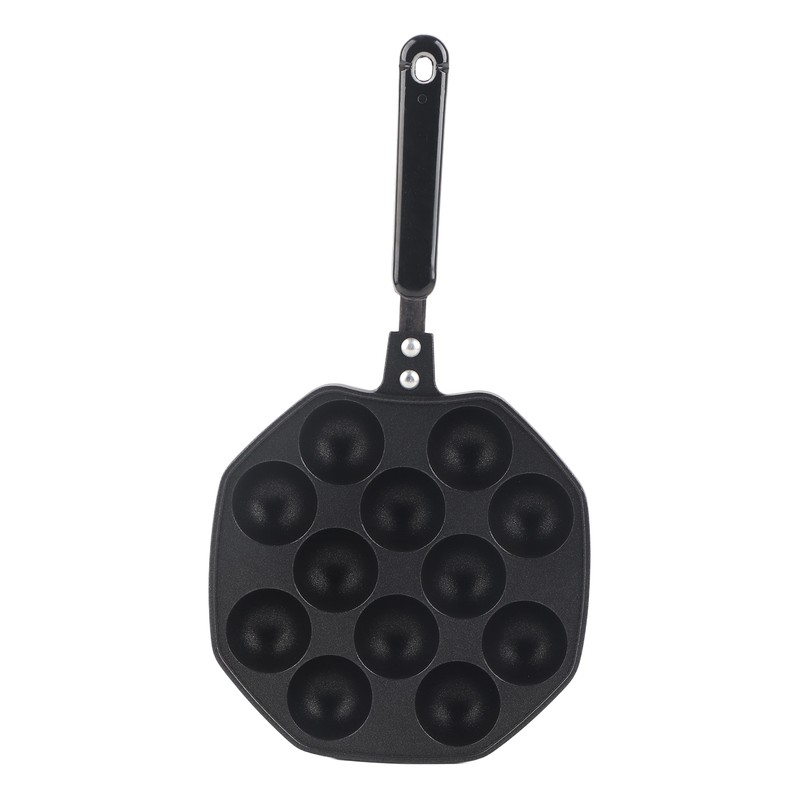 12 Cavities Aluminum NOn stick Takoyaki Grill Pan Plate Octopus