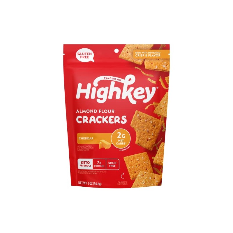 HighKey Cheddar Crackers - 2.0oz