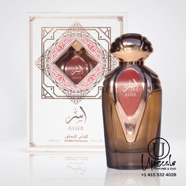 ††† Upscale Perfume & Oud co. Asser Eau De Parfum Spray اسر - Sweet Smelling Spray - 3.4 Fl Oz (100 ml) - Long-Lasting Aroma - Luxurious Scent of Arabia for Women