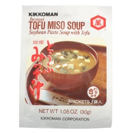 Kikkoman Miso Soup Tofu Instant, 1.05-Ounce Units (Pack of 12)