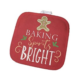 GiftsForYouNow Baking Spirits Bright Christmas Pot Holder
