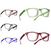 4sold (TM Lesebrillen Retro Black, Brown Green dunkelbraun 0.00 +0.50
