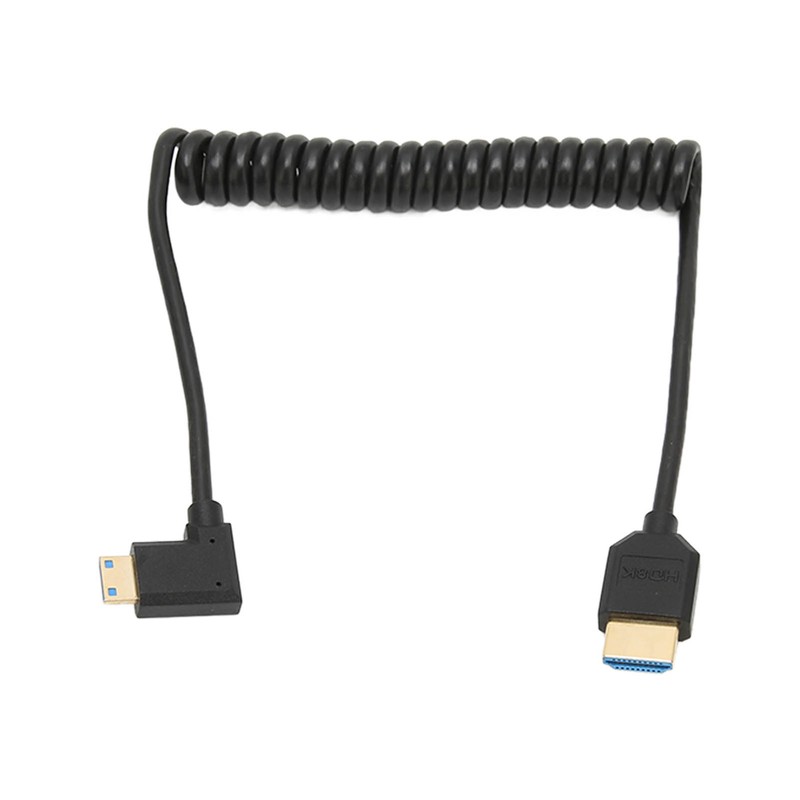 HD Multimedia Interface Cable 8K 48Gbps Right Elbow Mini HD