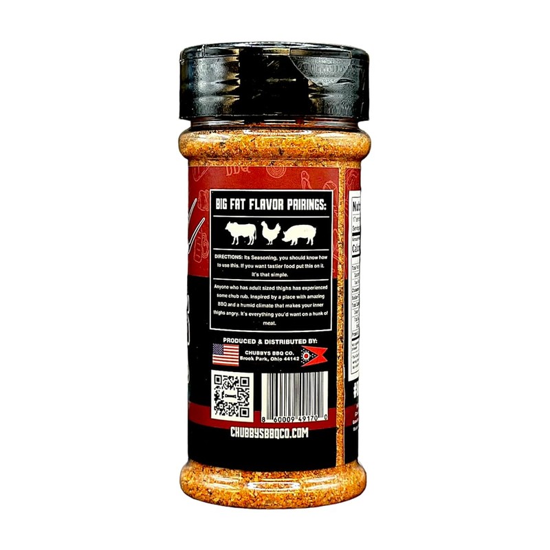 CHUBBYS Chub Rub - Memphis Style BBQ Seasoning Spice Rub
