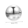 Mikinona 1 Set Metal Hand Exercise Balls Baoding Chiming Balls