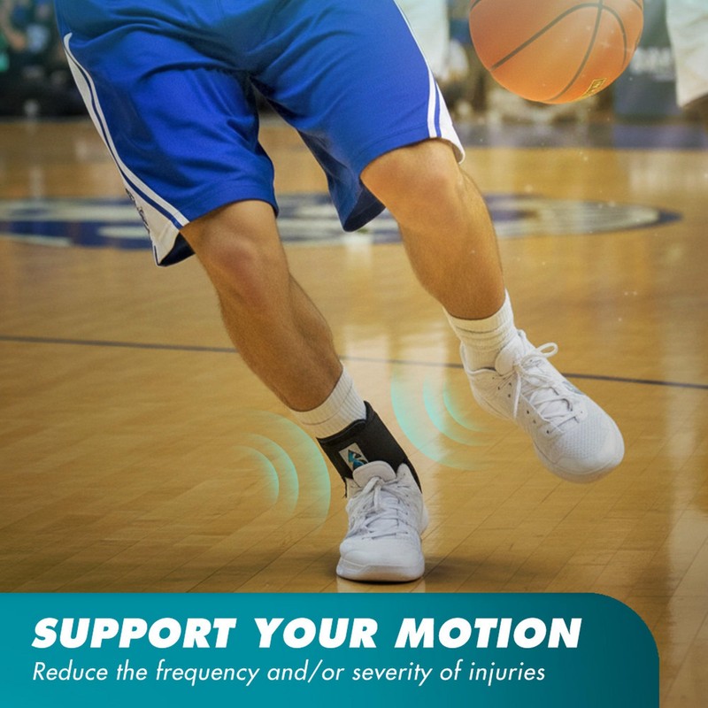 Med Spec ASO Ankle Stabilizer (Large, Black) – Lace Up