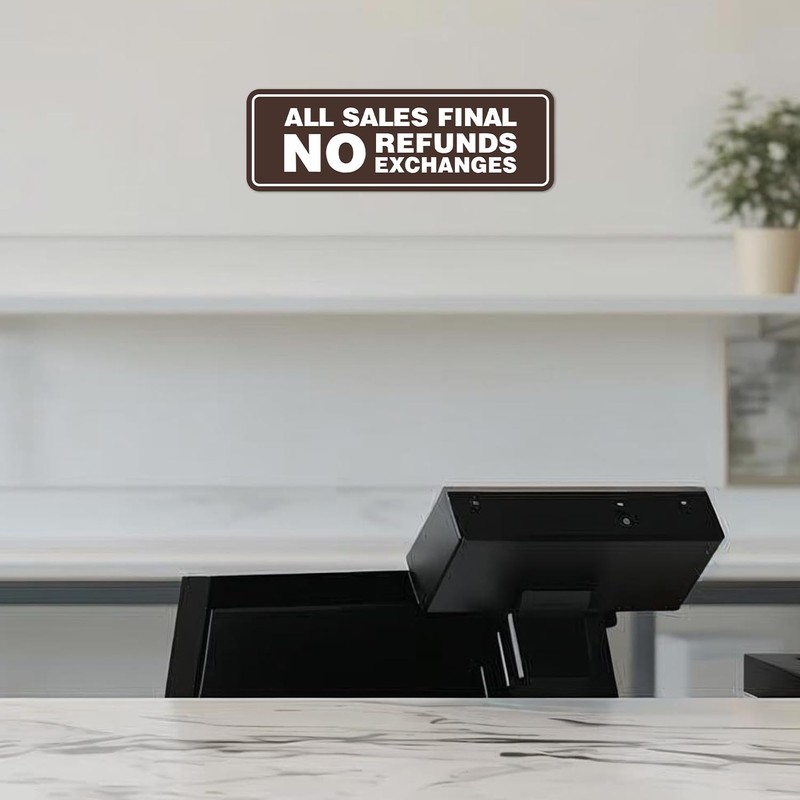 Signs ByLITA Standard All Sales Final No Refunds No Exchanges