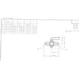Flywheel Supply 3/8 Inch NPT Thread MALE Brass Drain Pet Cock Shut Off Valve Gas Oil Air AC112