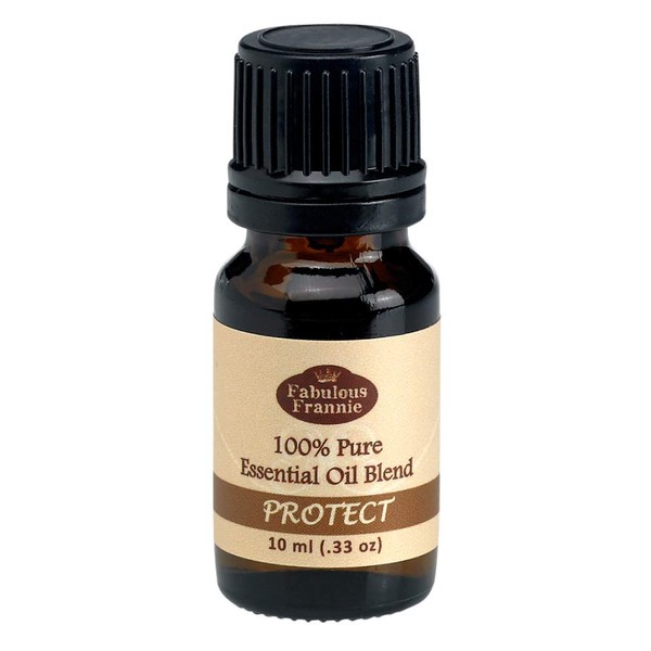 Fabulous Frannie Protect Essential Oil Blend Made with Clove, Lemon, Cinnamon, Eucalyptus and Rosemary 100% All Natural Pure Essential Oils 10ml