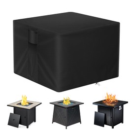 POMER Fire Pit Cover Square,32 Inch Firepit Covers Square,32x32x24 inch
