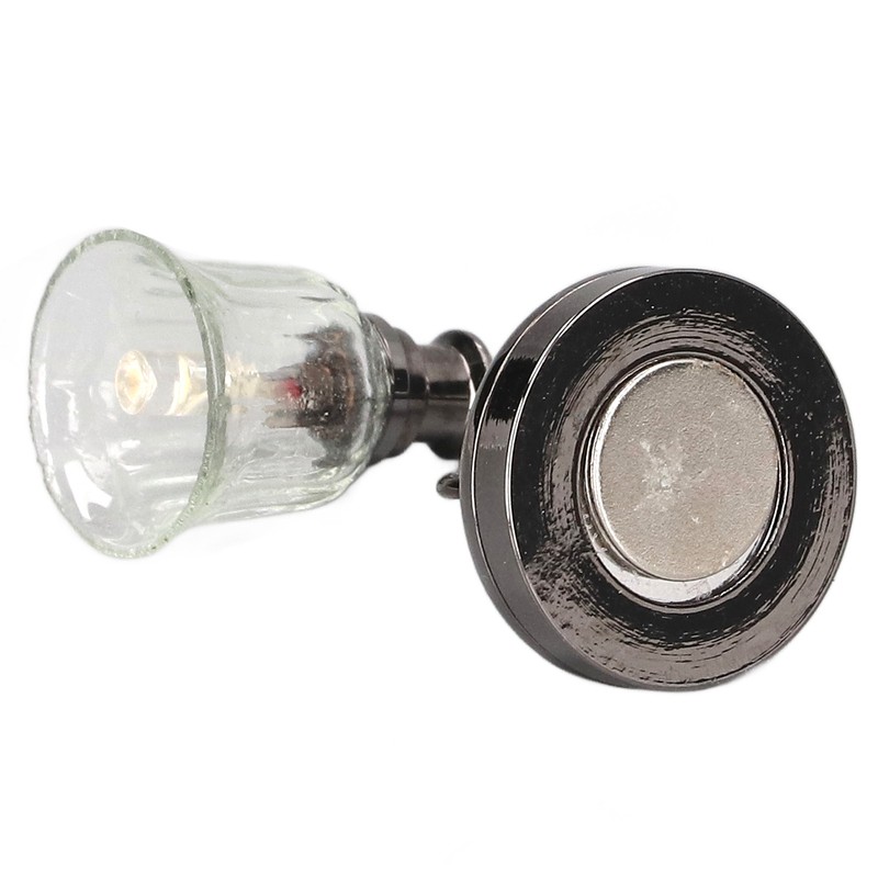 1:12 Dollhouse Wall Lamp LED Warm Lighting Vintage Look Metal