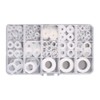 CONPHERON Pack of 250 Washers Set Soft Plastic Washers Nylon