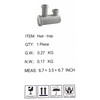 Universal P-Trap Shampoo Bowl Sink Hair PVC Beauty Barber Salon