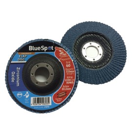 Homesmart 2 Pack 115mm Flap Disc 60 Grit for Angle Grinders Durable Zirconium Oxide Ideal for Grinding, Polishing, and Surface Preparation on Metal, Wood, and More Perfect Tool for DIY Projects