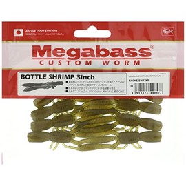 メガバス(Megabass) ワーム ワーム 本仕込 BOTTLE SHRIMP(ボトルシュリンプ)(3inch) ノイケシュリンプ 38401