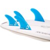 DORSAL Surfboard Fins Quad 4 Set Future Compatible Medium Blue