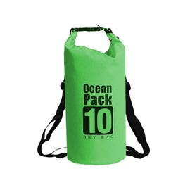 LTMGL Floating Waterproof Dry Bag 5L/10L/15L/20L for women-Lightweight&Durable Dry Sack Backpack for Kayaking, Swimming, Camping, Hiking-Soft&Abrasion-Resistant with Roll-Top Closure (GREEN, 10L)