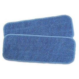 Unisan Flash Blue Microfiber Floor Care Wet Pad Refill Kit