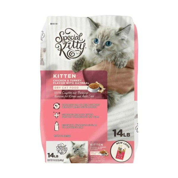 Unbranded SPECIAL KITTY KITTEN CHICKEN & TURKEY FLAVOR WITH OATS