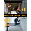 Nikotek Laser Level Self-Leveling Green Beam Horizontal and Vertical Cross-Line