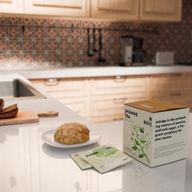 Organic Jasmine Flavored Tea Bags,Tea Sampler Gift Set, 15Count (Pack of 1)