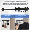 Valet Rod for Closets Pull Out, 12 inch Long Expendable