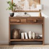 ONBRILL Console Table with Drawers, 40 Inch Narrow Entryway Table
