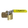 Locking Handle Brass Ball Valve Apollo 1/2-Inch