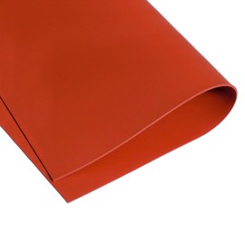 Exactly Rubber - Commercial Grade Silicone Sheet, 60A Durometer Silicone Mat, -80 to 450°F Temperature Resistant Rubber Mat, Rubber Sheet with 350% Elongation, Made in The USA, 1/16 x 9" x 12", Red