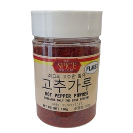 100g Korean Gochugaru Red Pepper Chilli Powder (flakes) - by The Spice Specialist, Dried Chilli Flakes