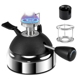 ScitoLAB Portable Butane Burner, Mini Butane Stove for Siphon Coffee Maker, Adjustable Flame with Furnace Stand, for Picnic Camping Travel Lab Home