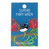 Red Parka Enamel Pin - Superb Fairy Wren