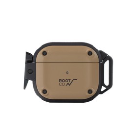 [ROOT CO.] GRAVITY Shock Resist Case Pro. (Compatible with AirPods 4th Generation) (Coyote)