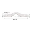 sourcing map Picture Hanger Plate - U Type Hook for