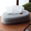 Yamazen Y-MOC-RPTC-LGY Tissue Case, Soft Material, Scandinavian Box, Box, Living
