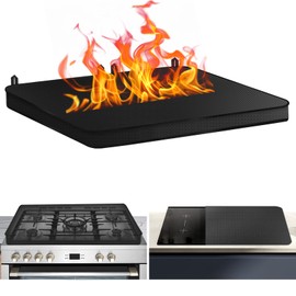 TWAKAP Fireproof Gas Stove Covers For Gas Stove Top,Upgrade 3-Layer Heat Insulation Protect For Gas / Electric Stove,30" x 21" Waterproof Anti Dust Scaldproof Protector Gas Stove Burner Covers